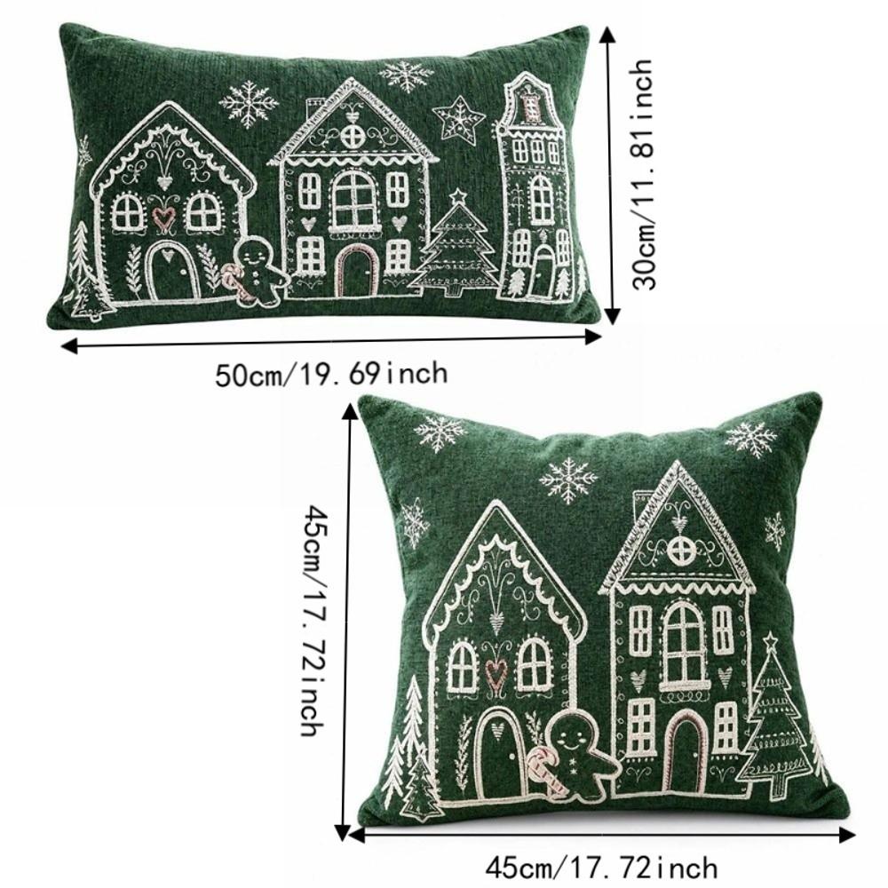 Breathable Christmas Pillowcases Sofa Home Decor Throw Pillow Case for Sofa Couch Living Room