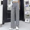 2023 Women's Plus Size Summer Rayon Nine-Point Casual Wide-Leg Pants