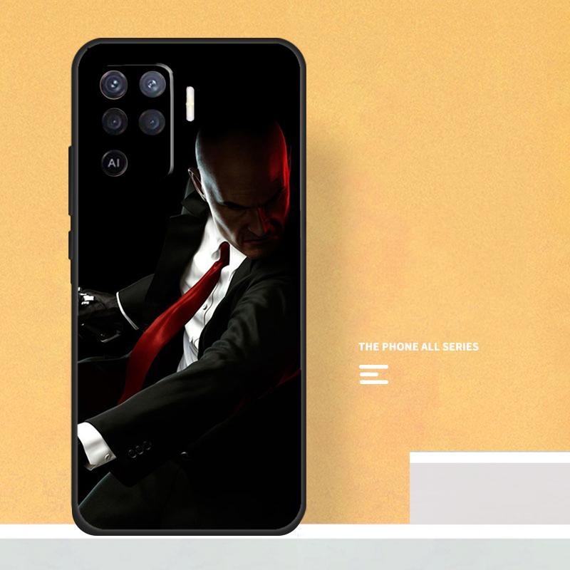 Man Hitman Agent Case For Oppo A74 A94 A54 A15 A17 A57 A6 A5 Pro A16 A76 A96 A40 A60 A80 A18 A38 A58 A78 A98