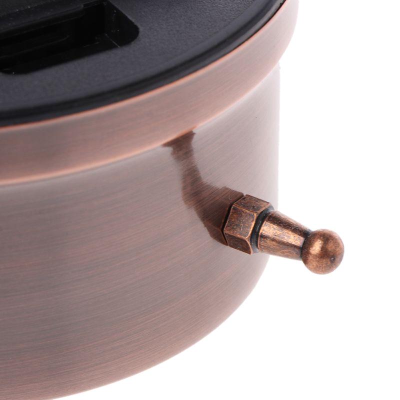 Ретро Настольный Механический Будильник Ночной Свет Двойной Звонок Бесшумный Металлический Цифровой Украшение Спальни