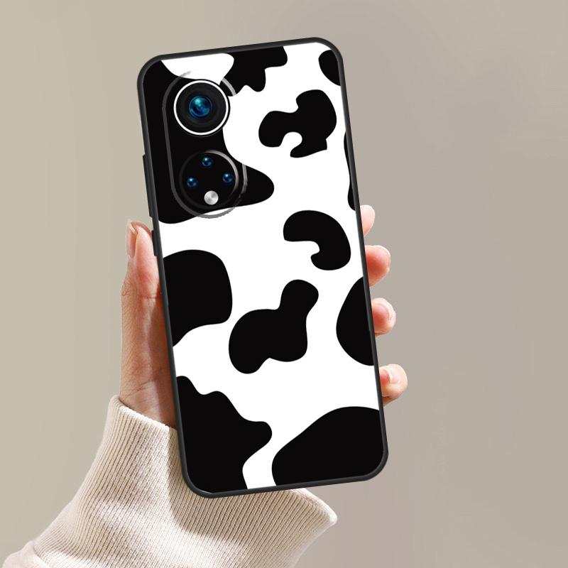 Белый Черный Чехол с Принтом Коровы Для Honor X8 X8a X9 X9a X7a X7 X6a 8X 9X Magic 5 Lite Pro Honor 70 50 90 Lite Чехол