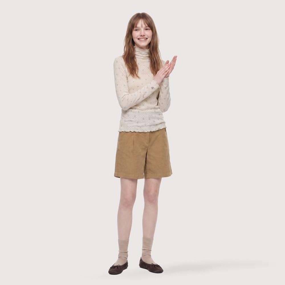Thursday Island Corduroy Tuck Short Pants T266mpt147w