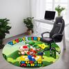 1 шт. Коврик для офиса Mario Party, круглый, для спальни, гостиной, домашний декор, декор комнаты, Offic a1016211