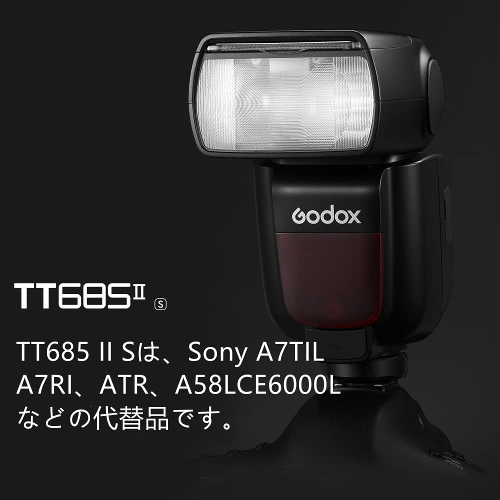 Authorized GODOX Flash Strobe Speedlite Compatible with Sony Cameras HSS TTL GN60 330 Full Power Pop Recycle Time TCM Instant Conversion Quick Release
