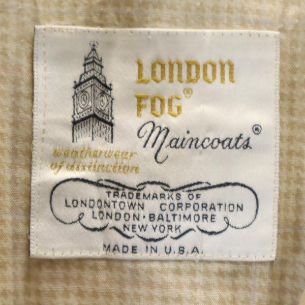 LONDON FOG Винтажный тренч 80-х годов производства США бежевый женский б/у