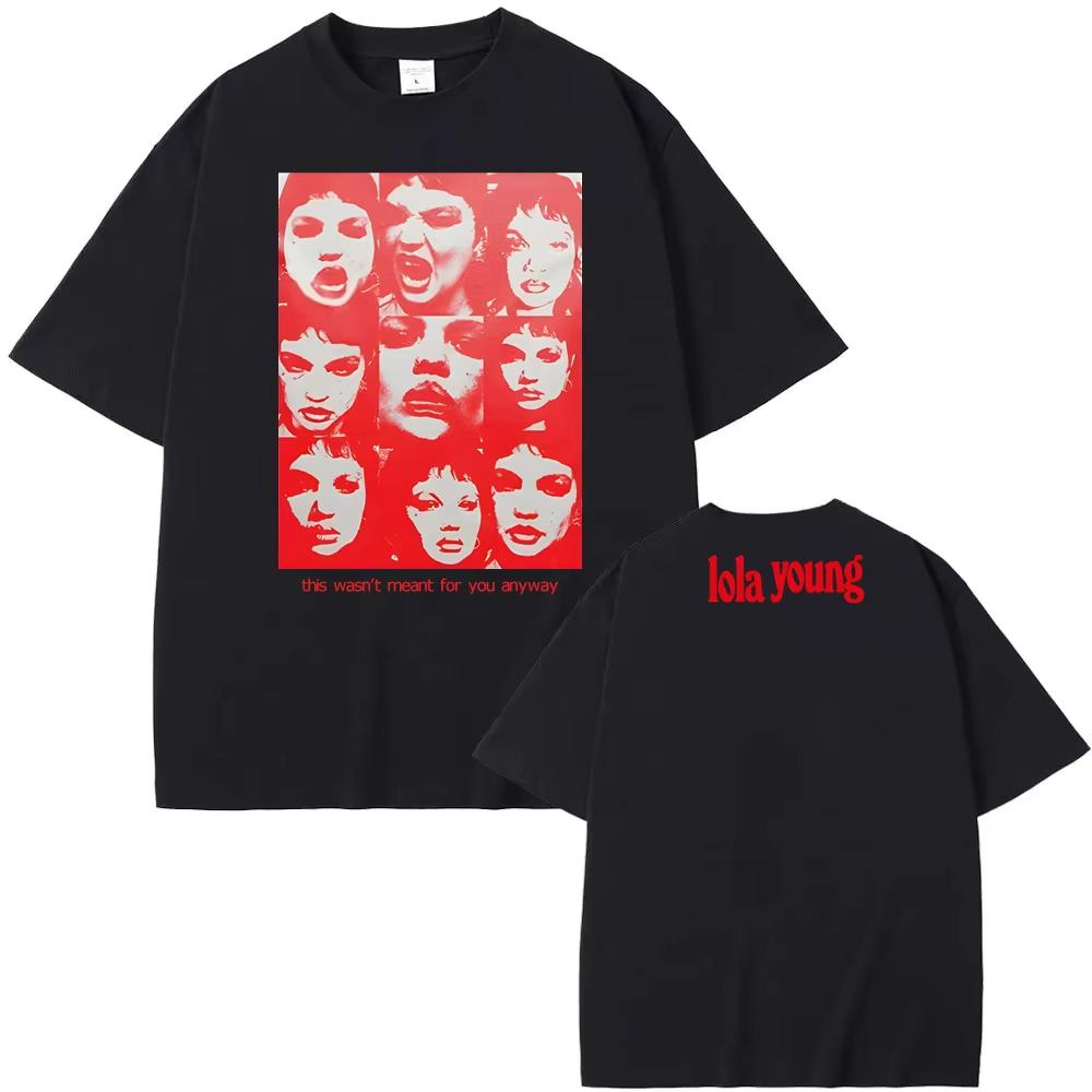 LOLA YOUNG T Shirt Aesthetic HighQuality Teeshirt RopaMujer Oneck Clothing Graphic Printing Casual Retro Singer Style Tshirt