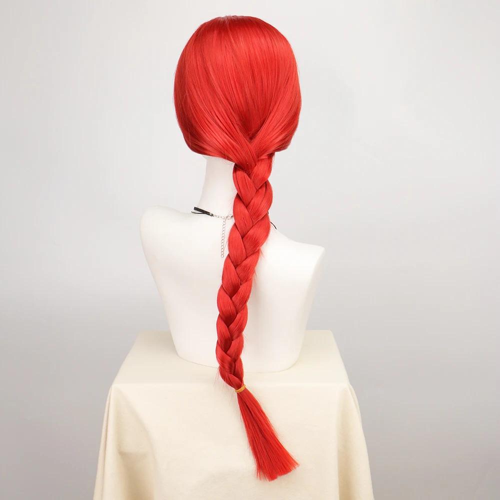 Anime Cosplay Wigs Braid Styled Long Synthetic Hair Heat Resistance Fiber Wigs Braid Styled Wigs