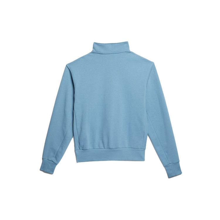 adidas Мужская толстовка на молнии Originals Trefoil с принтом логотипа, повседневная синяя кофта GL9943