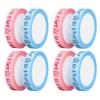 8 Rolls 5 Yards Baby Shower Satin Ribbon Pink Blue Theme Ribbon Wrapping Ribbon Decoration for Baby