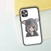 Чехол для телефона Girl Infinite Stratos для IPhone 14 13 12 11 XS X 8 7 6 Plus Mini Pro Max SE 2022, черный чехол из поликарбоната и ТПУ, стеклянный чехол для телефона