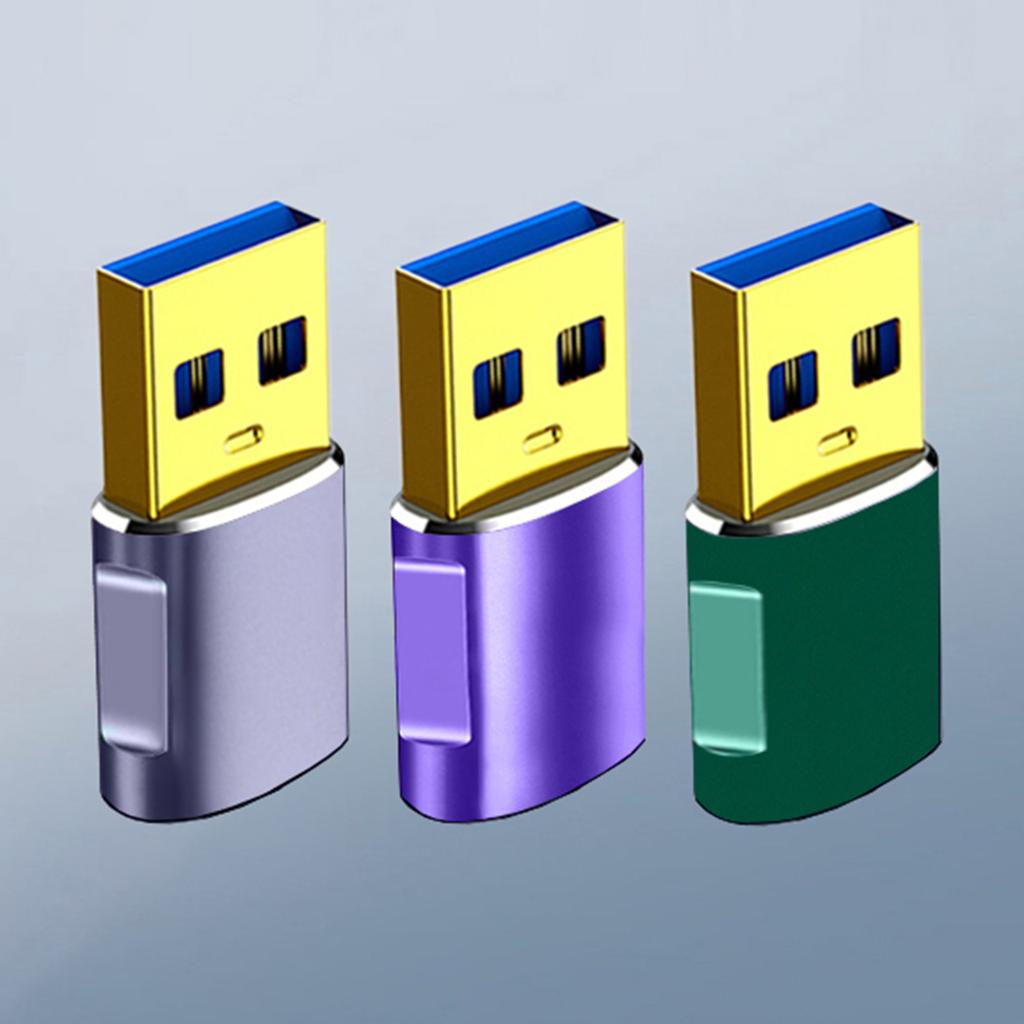 Легкие адаптеры-конвертеры USB3.0 «папа» — «мама» типа C поддерживают быструю зарядку 5 В 2 А и передачу данных со скоростью 5 Гбит/с