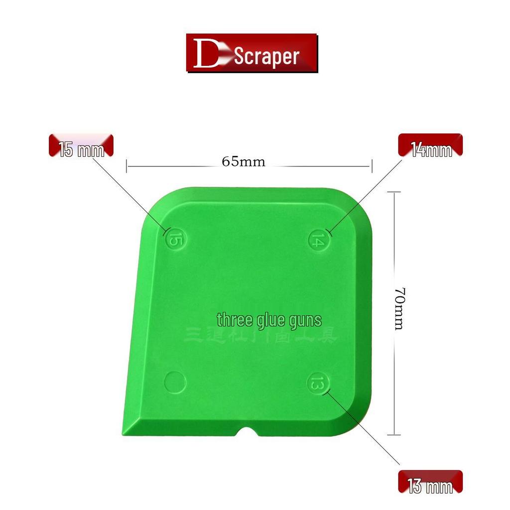 Glass Glue Edge Trimming and Seam Filling Scraper Tool Set