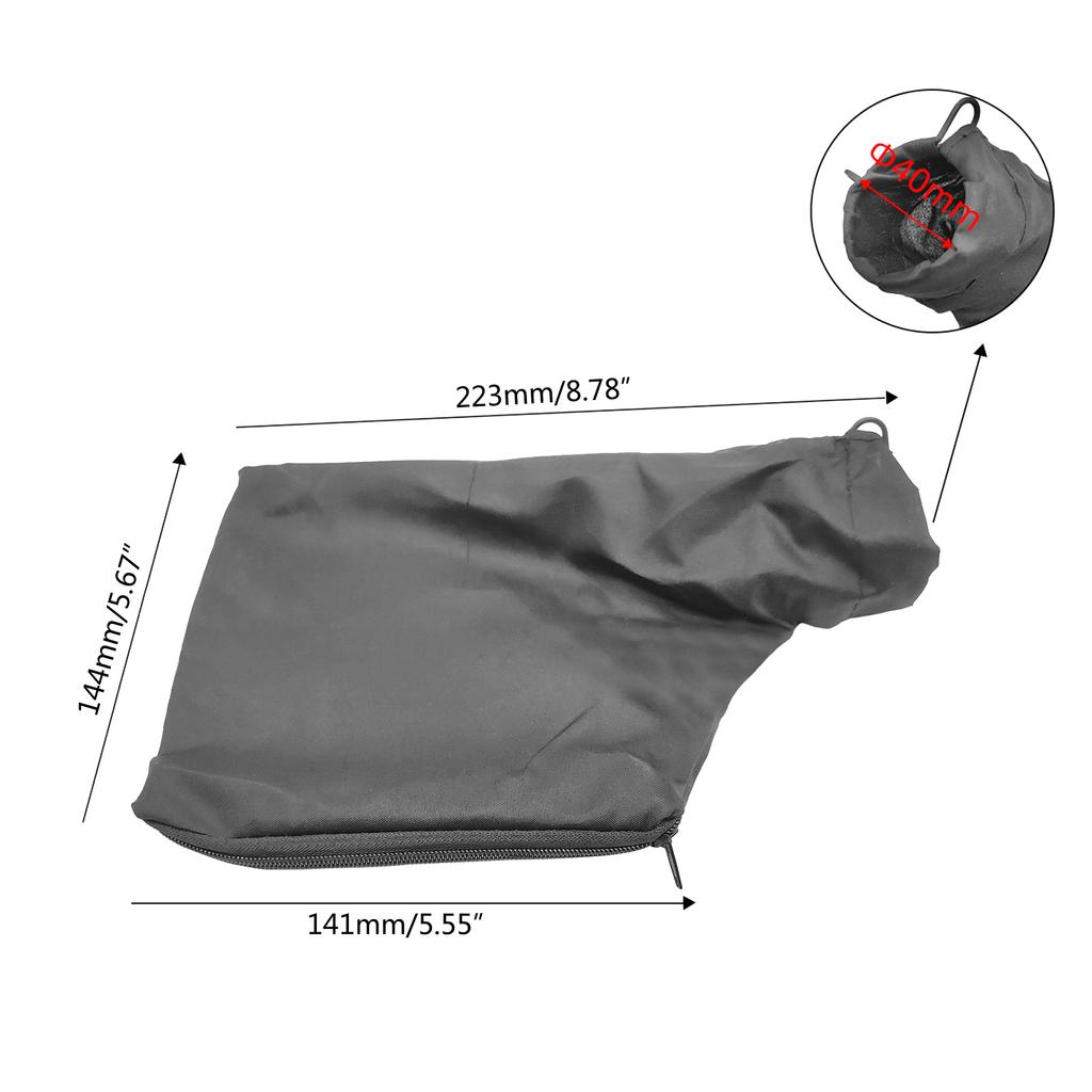 4 шт. черный мешок для сбора пыли для торцовочной пилы модели 255 с застежкой-молнией и регулируемой подставкой с проволокой, мешки для сбора пыли