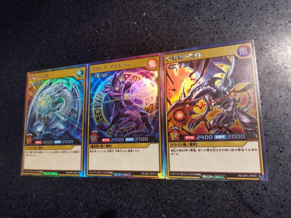 3pcs/set diy Yu-Gi-Oh! Black Magician Blue-Eyes White Dragon Self Control Collect Signature Trading Flash Card Anime Cartoon