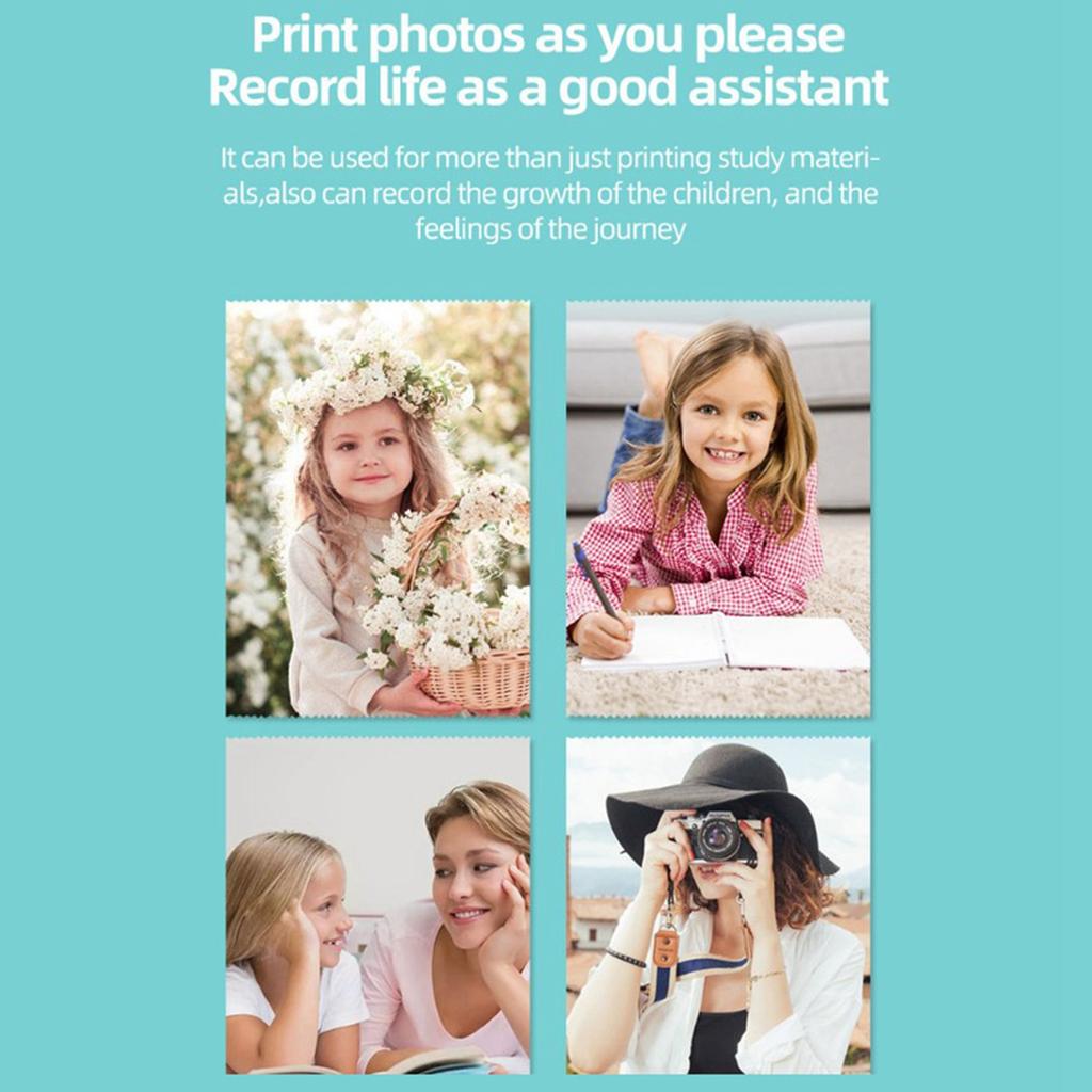 Портативный мини-принтер Беспроводной BT Термопринтер Простое управление Совместим с Android IOS Карманный принтер Принтер для этикеток