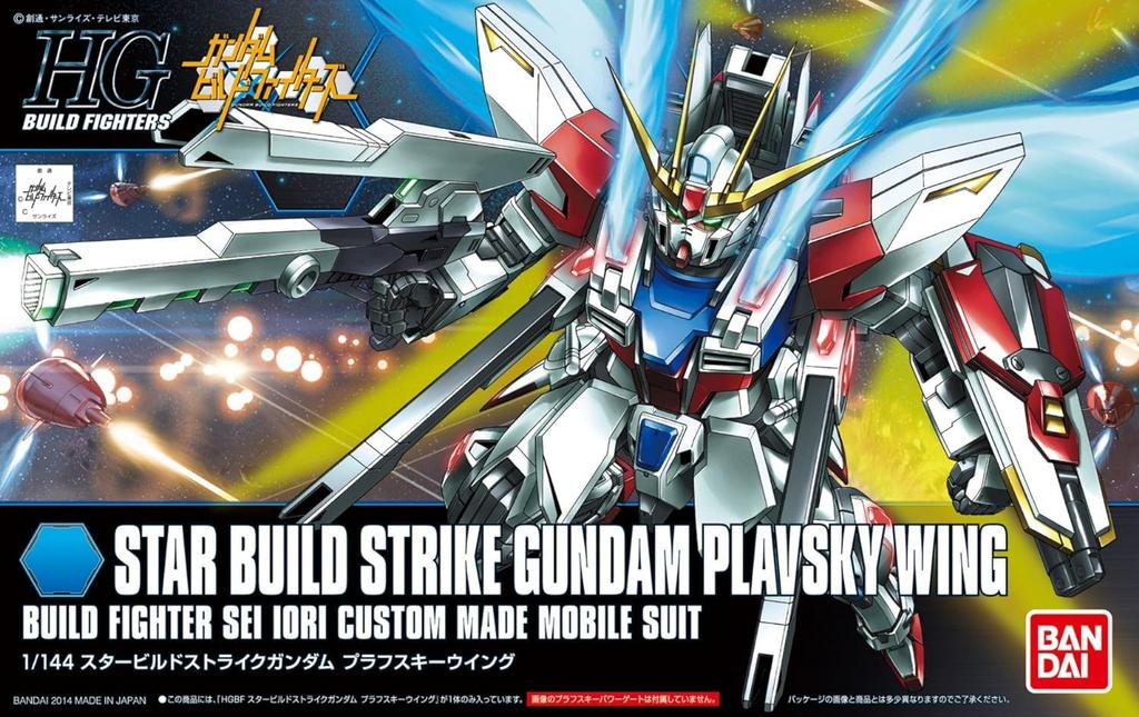 BANDAI SPIRITS HGBF Star Build Strike Gundam Plavsky Wing Build 1/144 (Gundam Fighters)