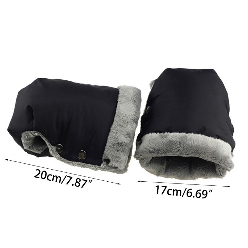Pushchair Hand Warmer Gloves Universal Pram Hand Muff Mittens Windproof Stroller Handmuffs Stroller Accessories