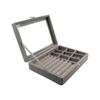 Earring Necklace Jewelry Box Ring Display Tray Holder Organizer Box Jewelry Show Case Storage Case