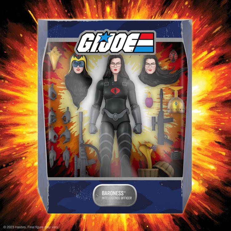 Super7 G.I.Joe Series Collectible Action Figure - Baroness Stalker Kwinn Zartan - Toy Gift for Fans And Children