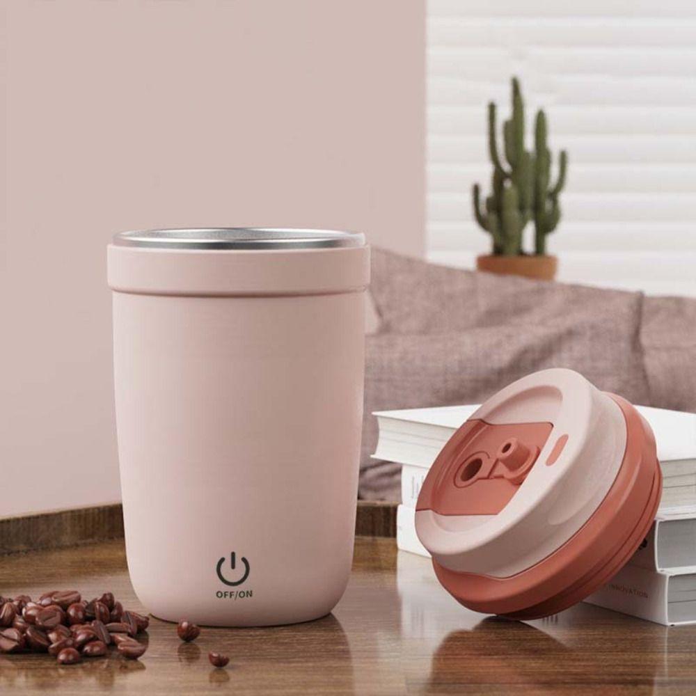Electric Self Stirring Coffee Mug Stainless Steel Tumbler Water Cup Automatic Mixing Cup Office