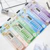 8-digit Ruler Calculator with Silicone Button Measuring Ruler New Straight Ruler  Drawing Tool