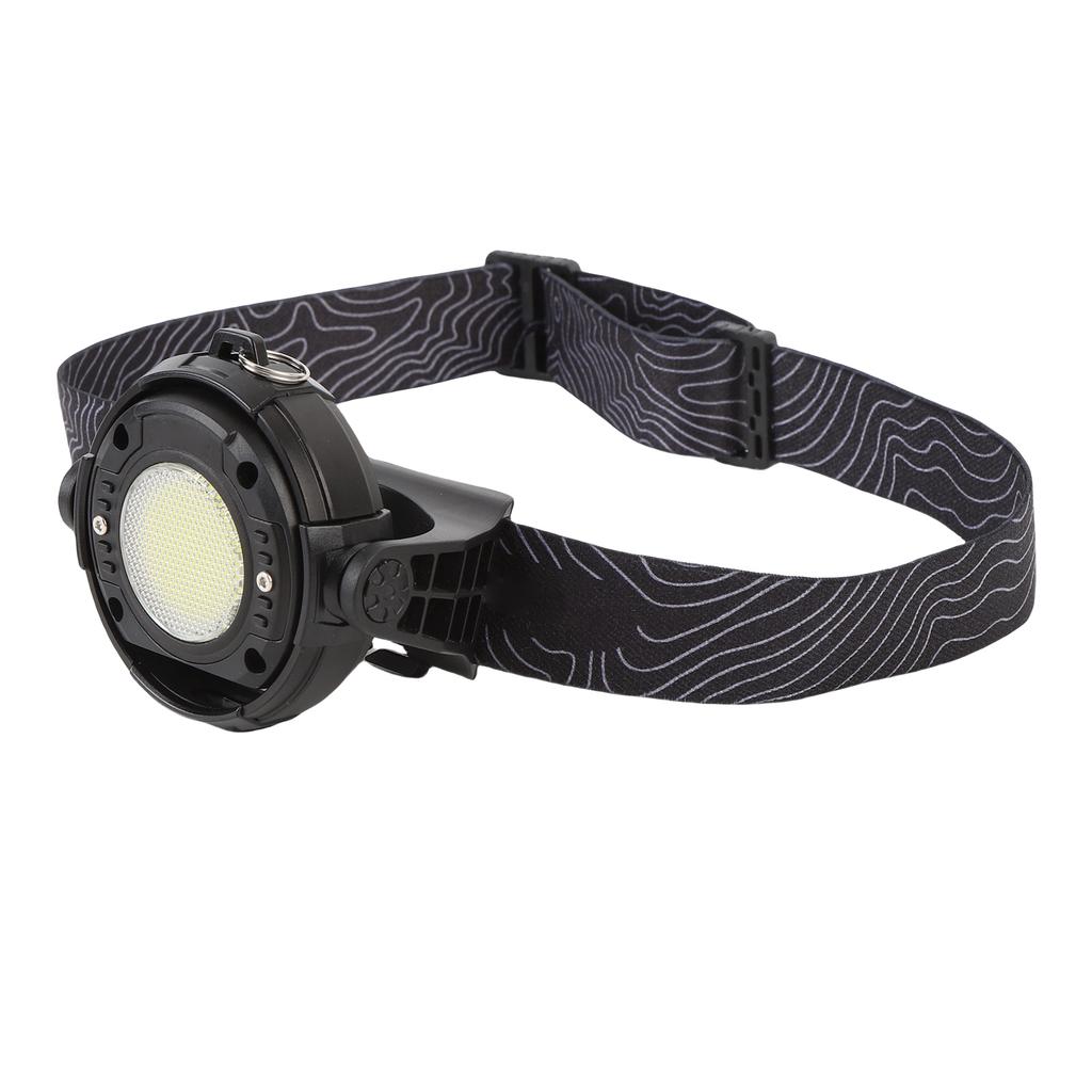 Magnetic Camping Light IPX3 Waterproofing 360 degrees Rotation 3 Brightness Levels with Detachable Headband