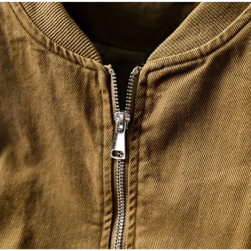 Johnature Women Vintage Jackets Solid Color Stand Long Sleeve Coats Autumn Zipper Loose Casual Pockets Jackets