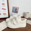 Кеды женские Новая модель Утепленные хлопковые туфли для женщин, Повседневные и спортивные, Обувь на высокой подошве