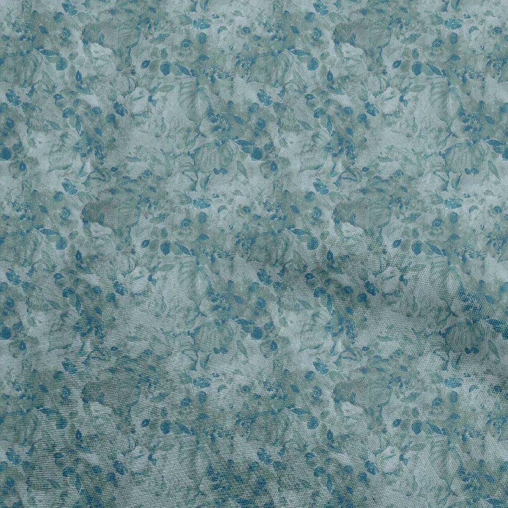 oneOone Cotton Poplin Dark Magenta Fabric Abstract Floral Dress Material Fabric Print Fabric By The Yard 42 Inch