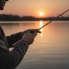 Ultralight Rod Solid-Core Fishing with Cork Handle Sensitive Long-Lasting