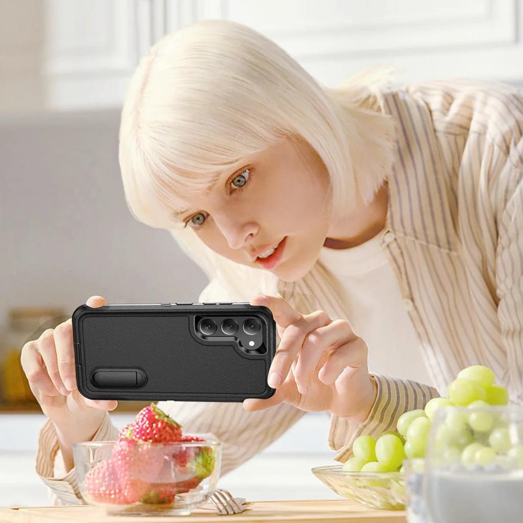 Best Protection Fashion Case for Samsung Galaxy S24 Ultra S23 Plus S22 S 23 22 24 5G Shockproof Kickstand Hard Armor Cases