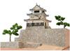 Woody Joe 1/150 Marugame Castle Wooden Model Assembly Kit
