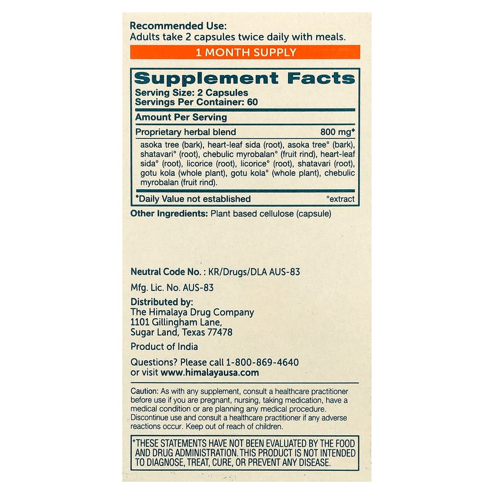 Himalaya MenoCare, 120 Vegetarian Capsules