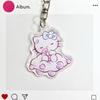 Брелок Sanrio Облачко: Прозрачный акриловый мультяшный кулон