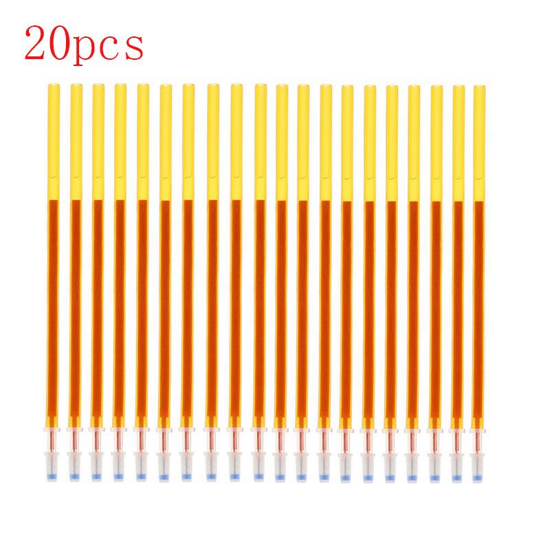 10/20Pcs 0.5mm Ink Gel Pen Erasable Refill Rod Erasable Pen Washable Handle School Writing Stationery Pen Refills