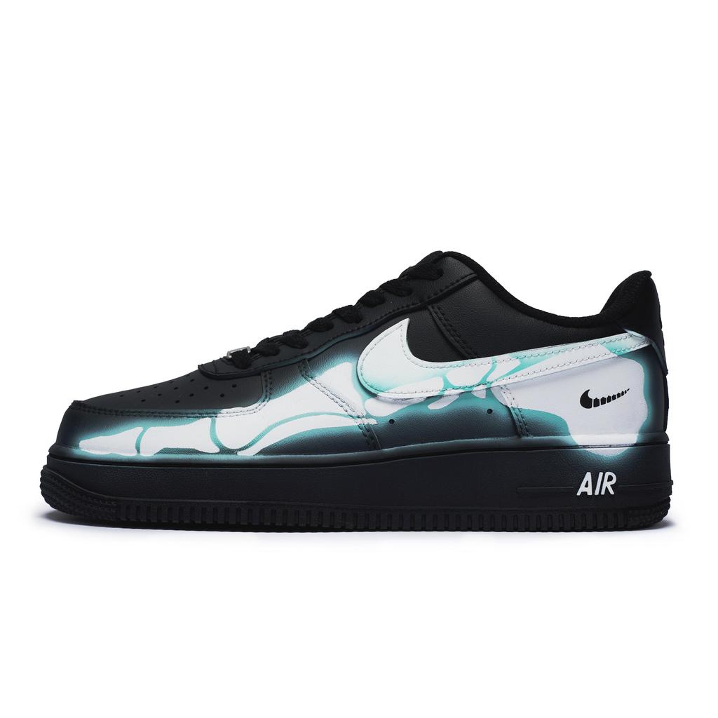 Nike Кроссовки Air Force 1 для скейтбординга Унисекс Низкие Белый/Тиффани Синий CW2288-001(Team80-S-BOX)