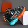 Модные новые нескользящие кожаные детские кроссовки для мальчиков, легкие повседневные кроссовки для бега и ходьбы, с модным узором дракона, размеры 29-39