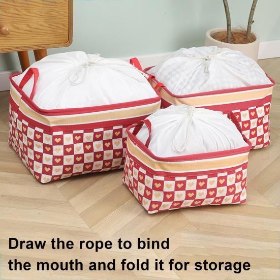 Складная корзина для хранения, многофункциональный органайзер с укрепленными ручками, вместительное хранилище для игрушек