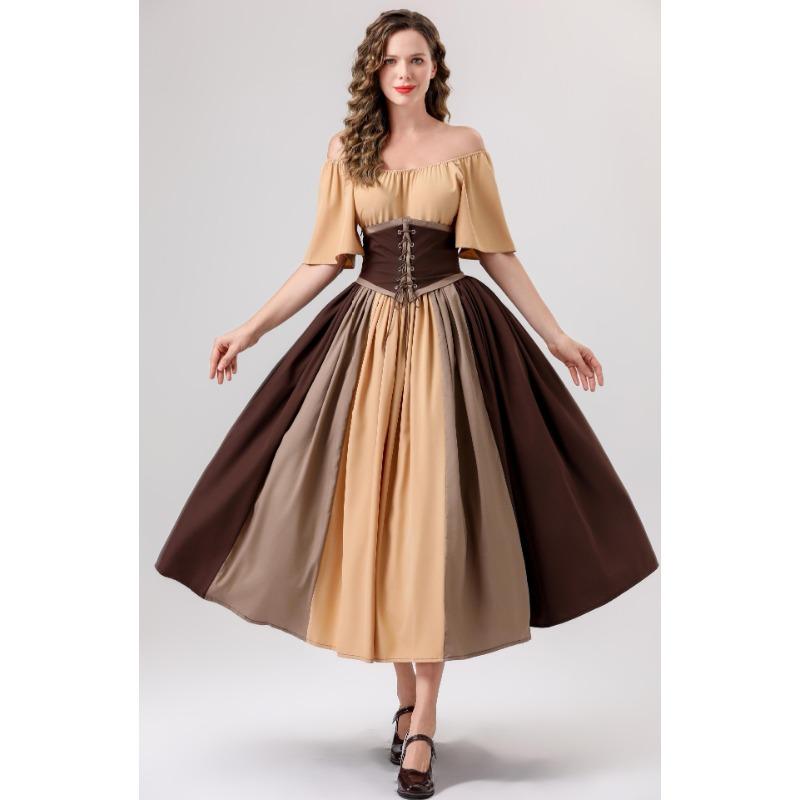 Хэллоуин новое средневековое женское ретро великолепное аристократическое платье маскарадный костюм