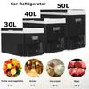 30/40/50L Car Fridge RV Refrigerator Compressor Cooler Freezer Mini Portable Car Refrigerator For Truck Home Travel Camping