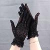 Breathable Women's Summer Gloves Leopard Print Party Gloves Lace Gloves  Spring Summer Outdoor