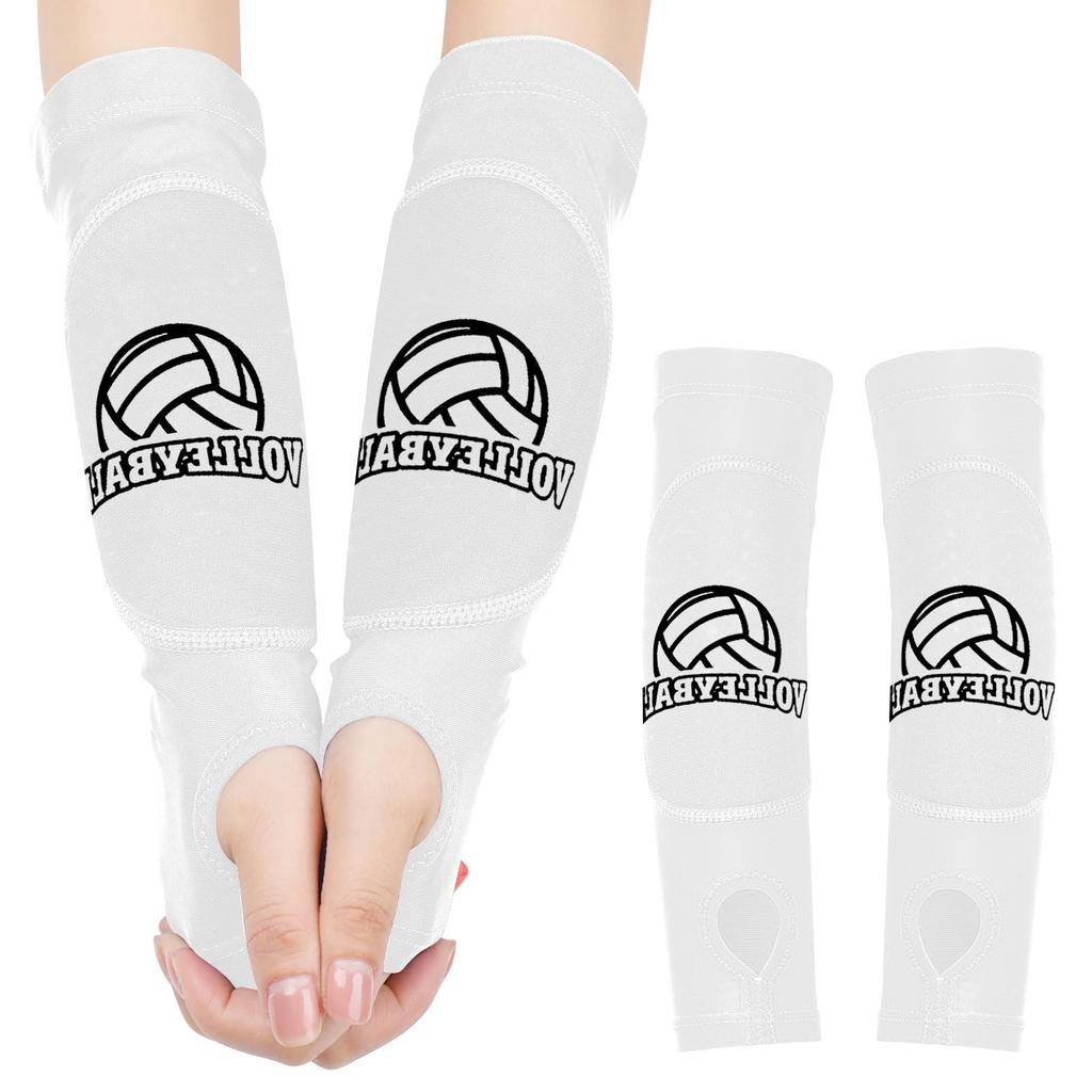 2 Pcs Volleyball Arm Sleeves Forearm Sleeves Volleyball Arm Pads For Boys Girls Teen Youth Wrist Guard