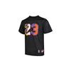 23 Print Mesh Short Sleeve T-Shirt Men Tops Black AV0117-010
