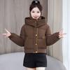 Fashion Down Padded Jacket Women's Short Loose Thick Winter Padded Jacket Small Padded Jacket Temperament Jacket