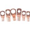 80Pcs AWG 12/10 8 6 Copper Wire Lugs 3 Type/8 Size SC Ring Terminals Connectors  Home Applications