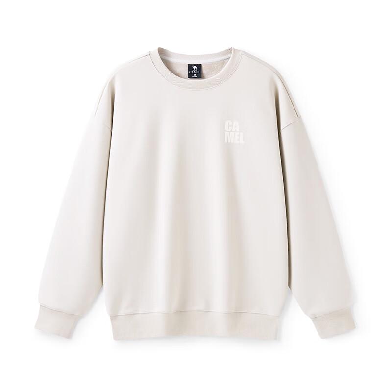 CAMEL Men's Fleece-Lined Pullover Sweatshirt M34CA88743