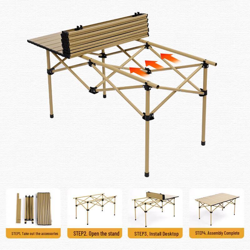Yi Shi Portable Outdoor Folding Picnic Table Set
