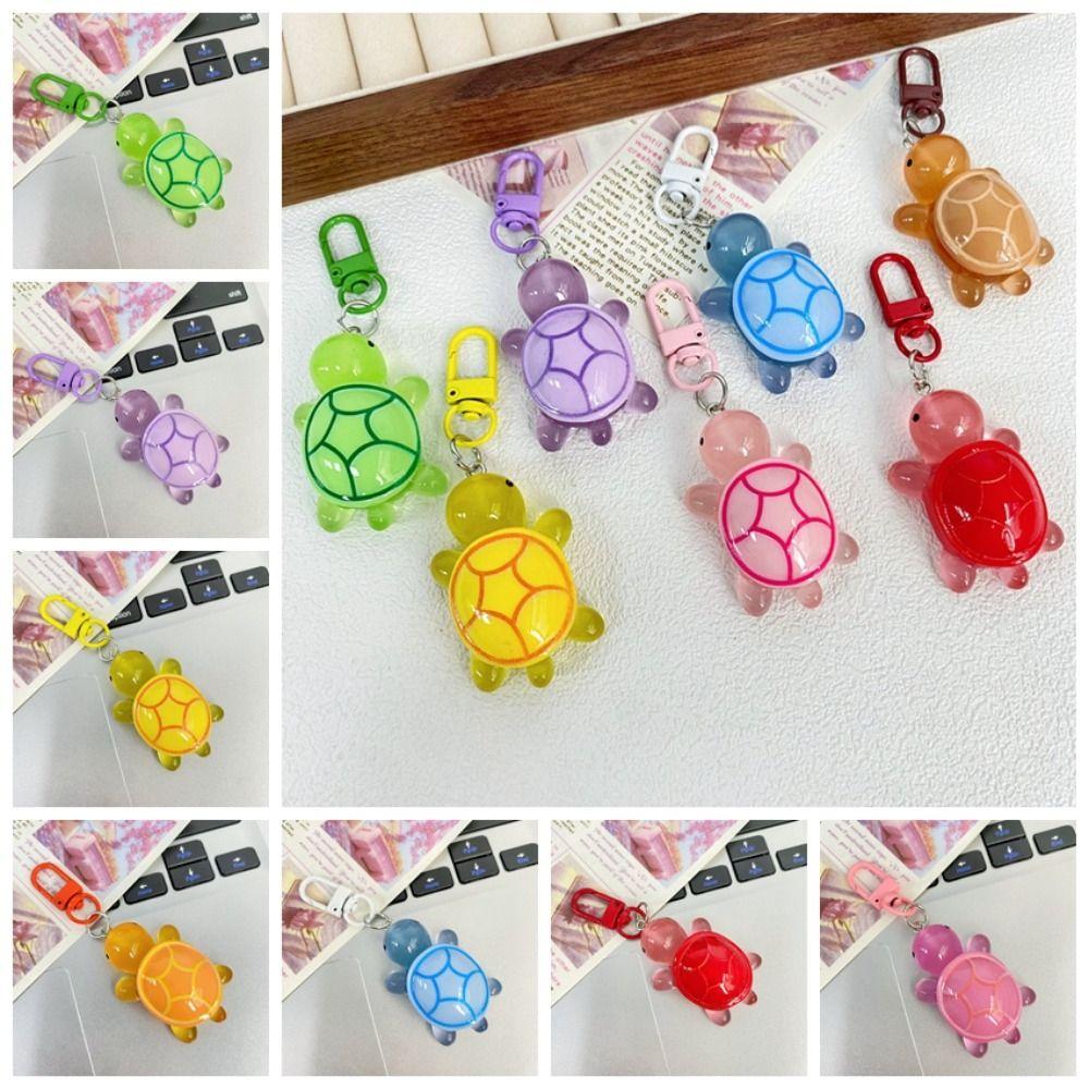 Светящийся в темноте Цветной Брелок-Черепаха Милый Подвеска для Сумки Аксессуары Брелок-Черепаха Подруги