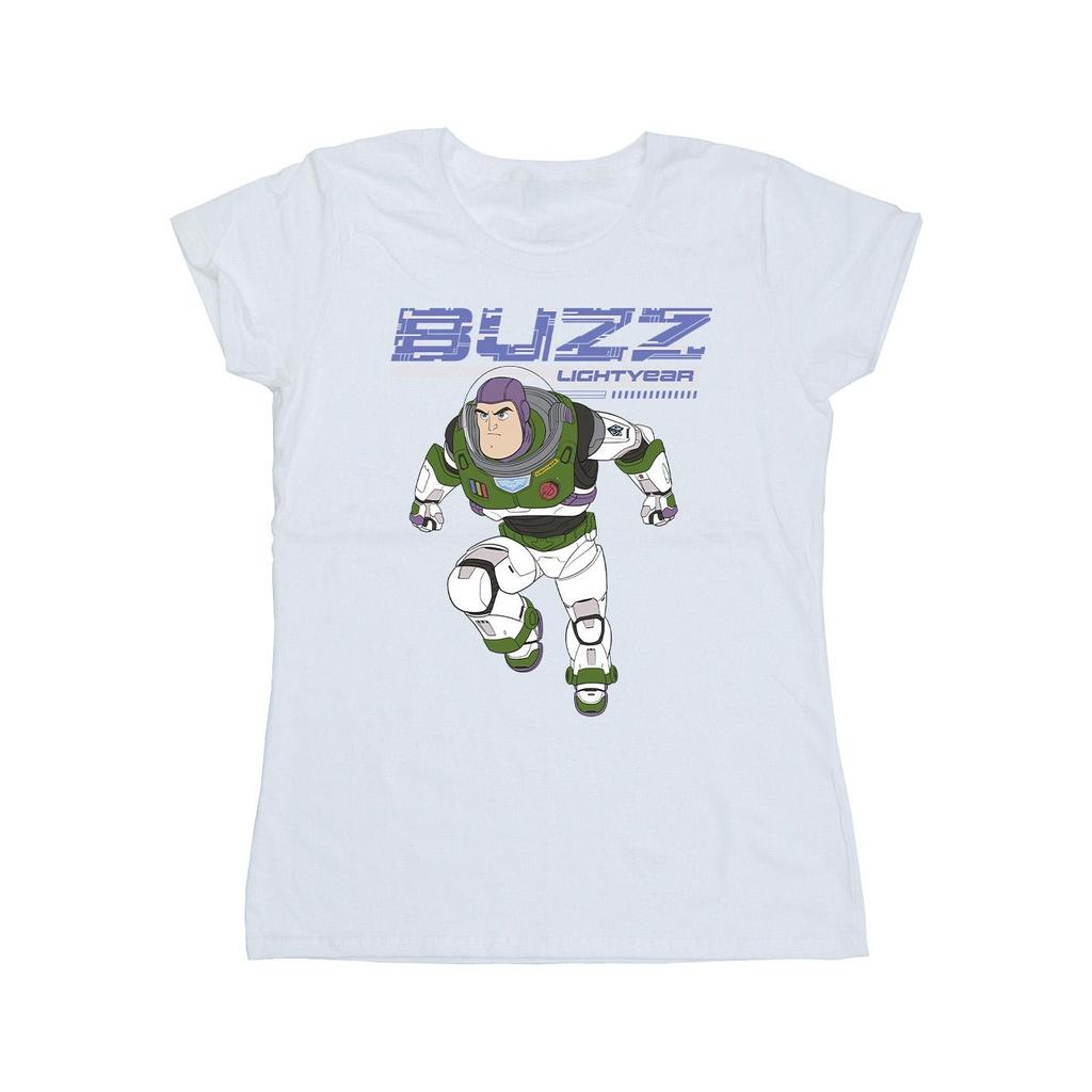 Disney Womens/Ladies Lightyear Buzz Jump To Action Cotton T-Shirt