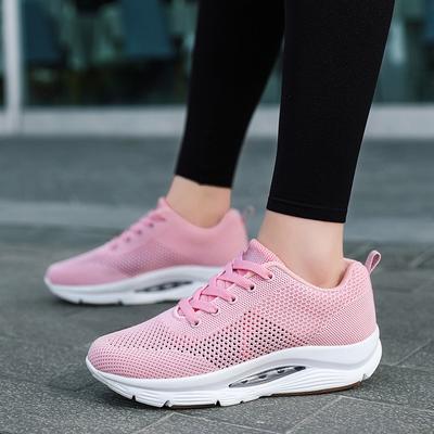 Кроссовки женские Tenis, амортизирующие кроссовки для ходьбы, дышащие кроссовки для бега в спортзале, женские, со шнуровкой, спортивная обувь на платформе Tenes Feminino